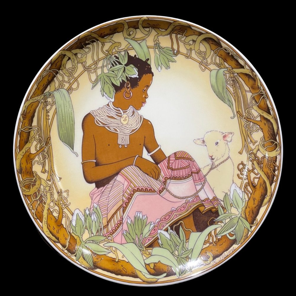Vintage Heinrich Collector Plate Children of the World UNICEF Plate, 1979